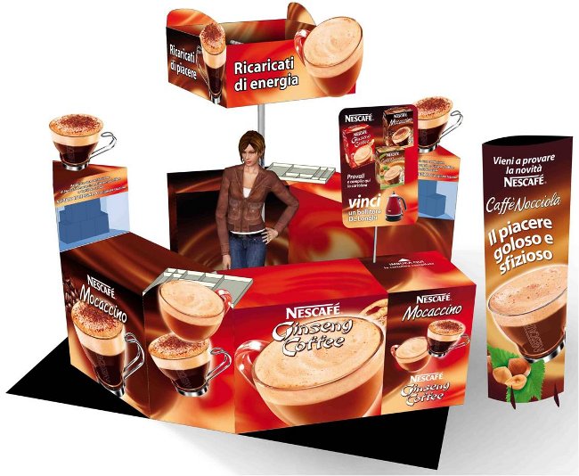 Rendering angolo Nescafé